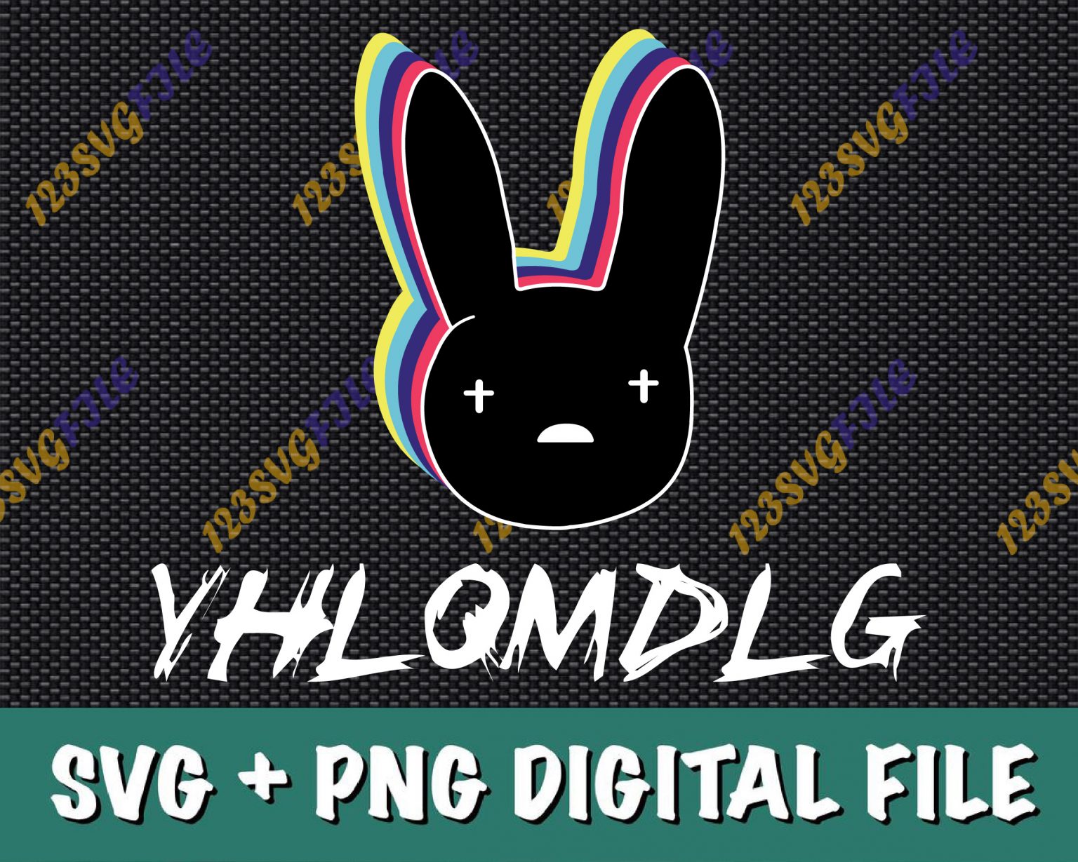 Free Free Bad Bunny Svg Layered 380 SVG PNG EPS DXF File