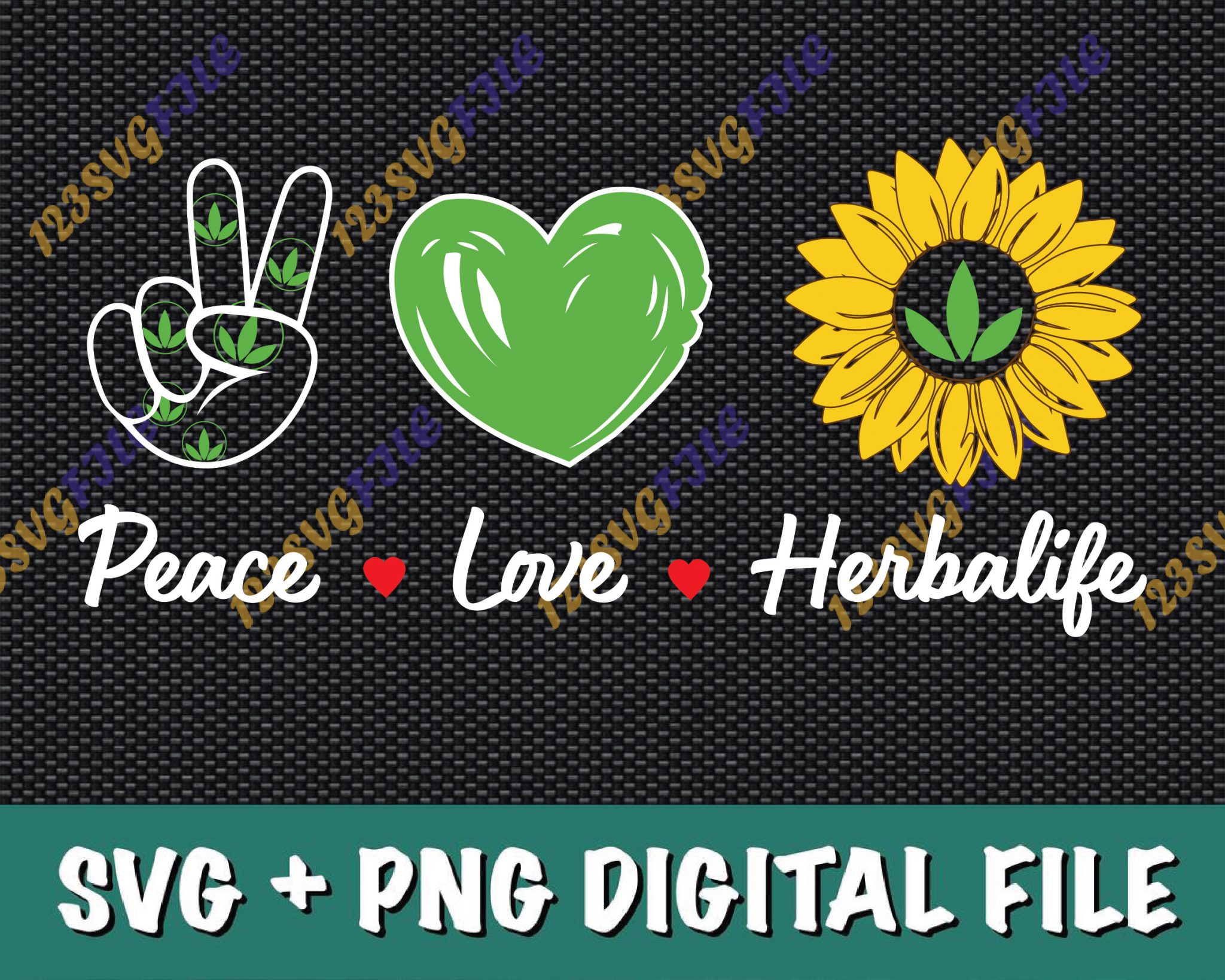 Download Peace Love Sunshine Herbalife SVG PNG EPS DXF Cricut Cameo ...