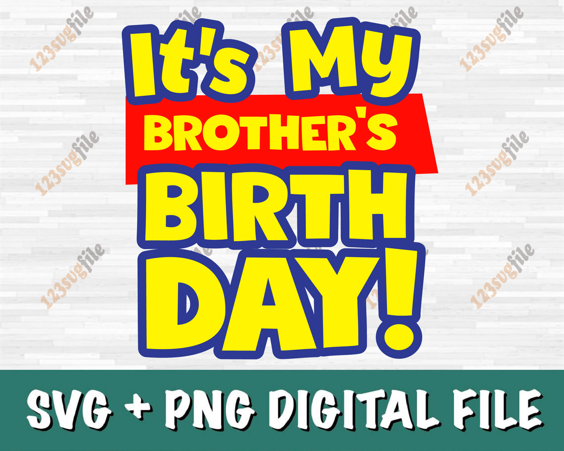 Brother of a teenager pdf dxf for Silhouette and Cricuit svg,png birthday 13