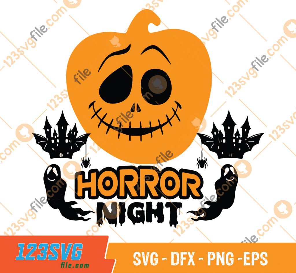 Pumpkin SVG, Happy Halloween SVG, Jack O Lantern SVG File, Pumpkin Cut