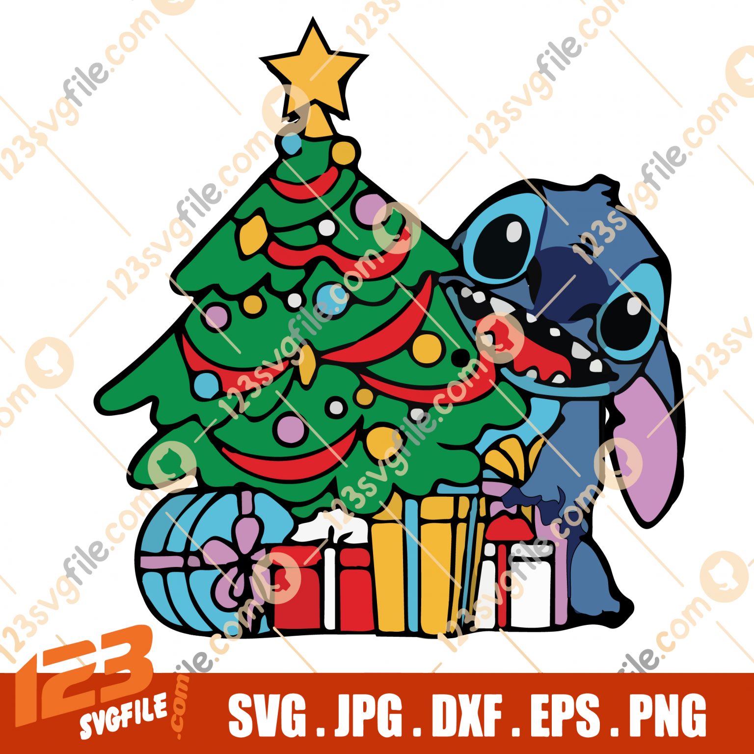 Christmas Tree Stitch SVG, Disney Christmas SVG, Christmas Tree SVG ...